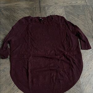 Express Burgundy Sweater Small